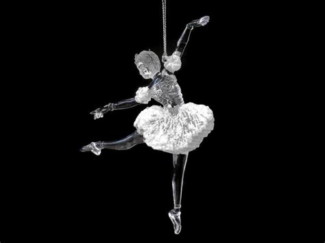 ballerina ornament glass